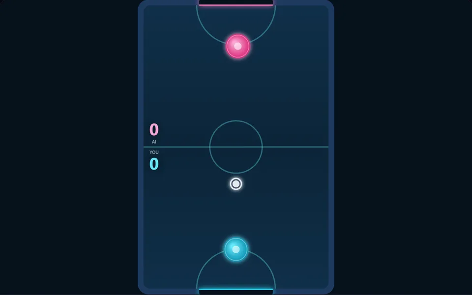 Air Hockey gameplay