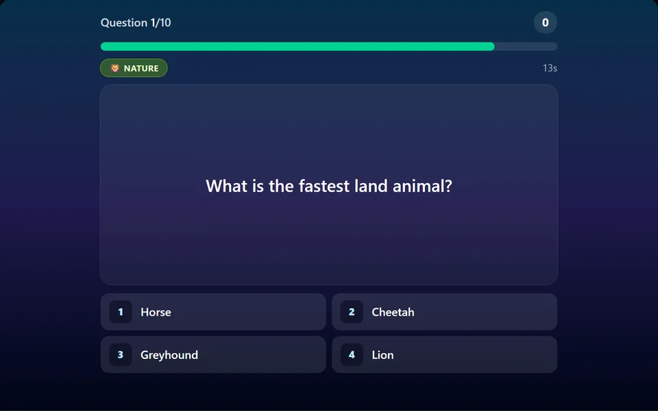Brain Trivia gameplay
