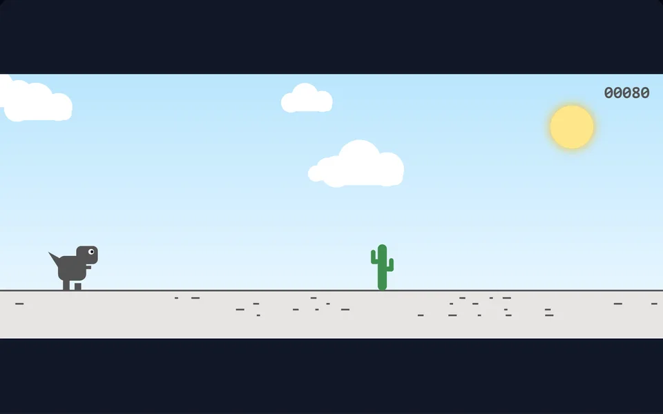Dino Dash gameplay