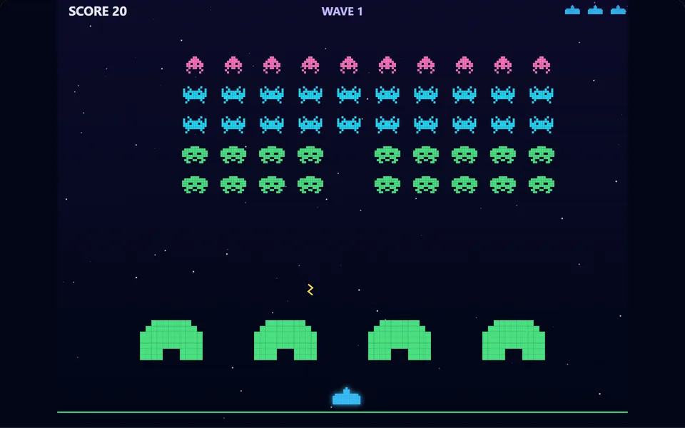 Galaxy Defender gameplay