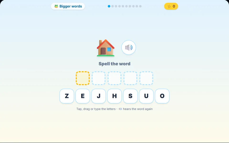 Spell It! gameplay